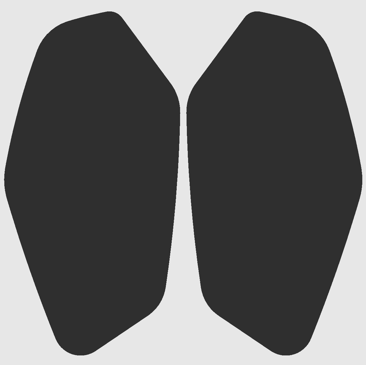 Helmet Earhole Covers-Pair Light Varsity LS2